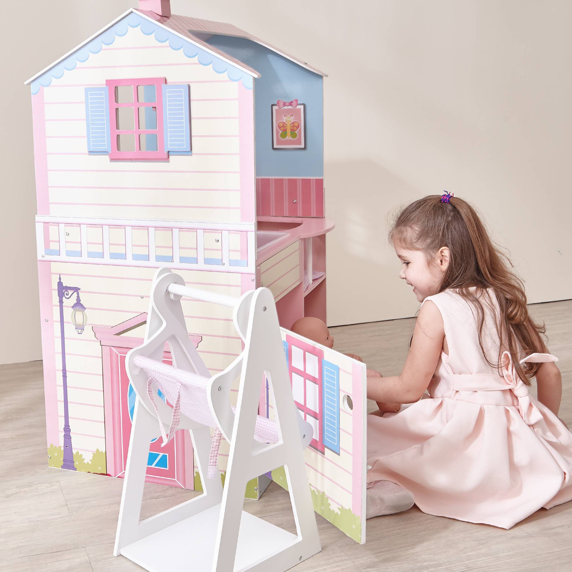 Table à langer pour poupée 102 cm, Rose Teamson Kids - Image 2