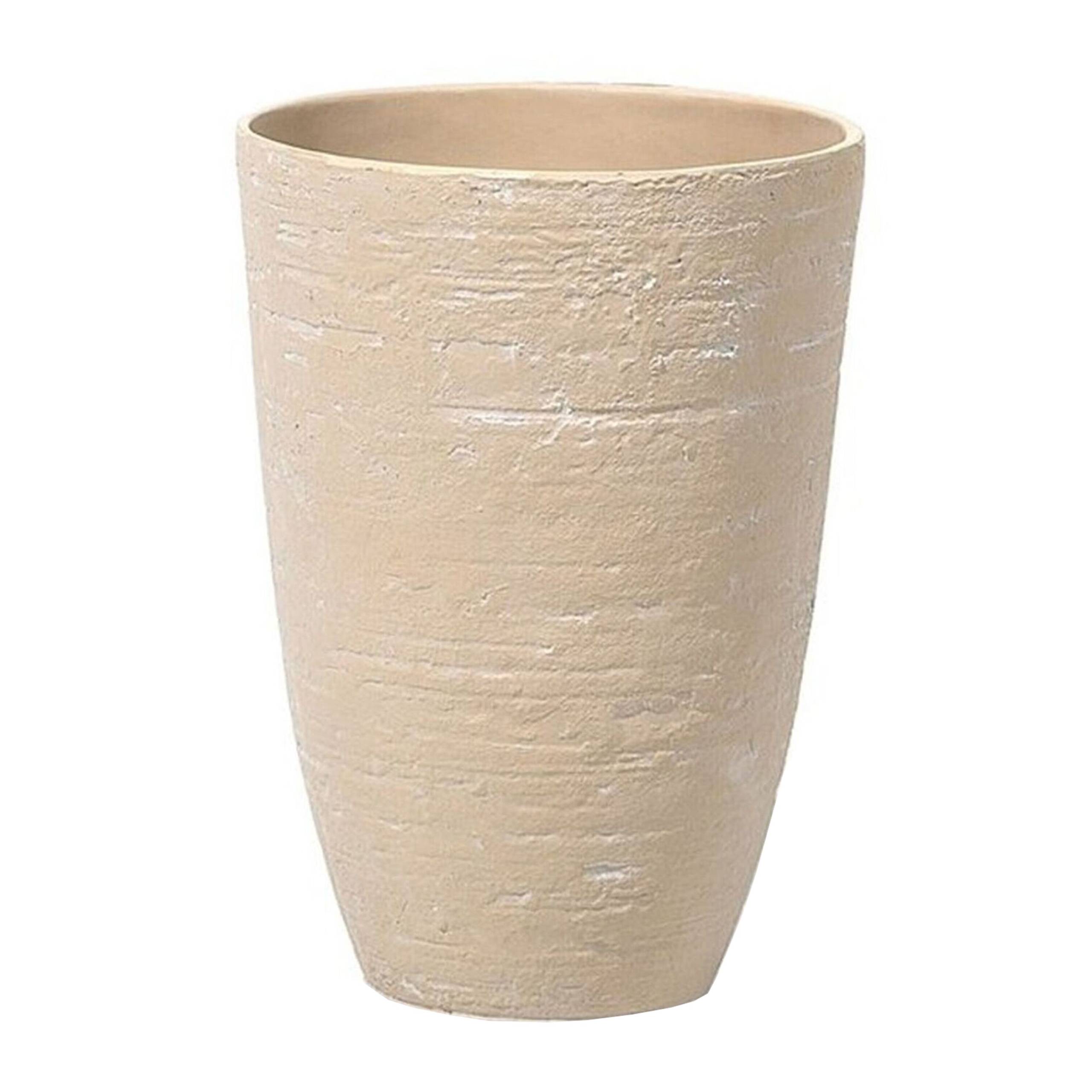 Beliani - Cache-pot d'extérieur Fibre d'argile Beige CAMIA - Beliani - Image 2