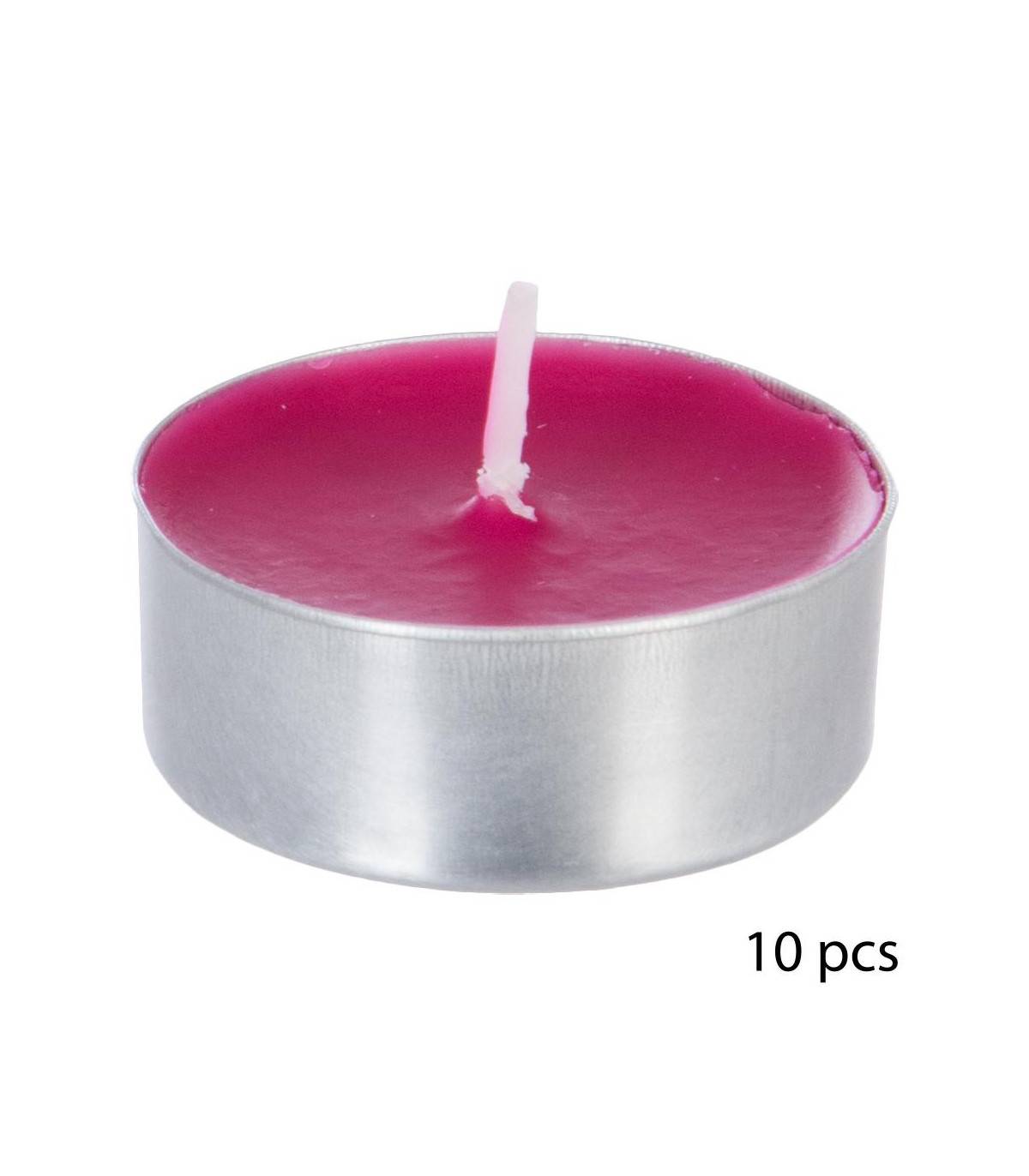 Lot de 10 bougies parfumées Framboise - Image 3