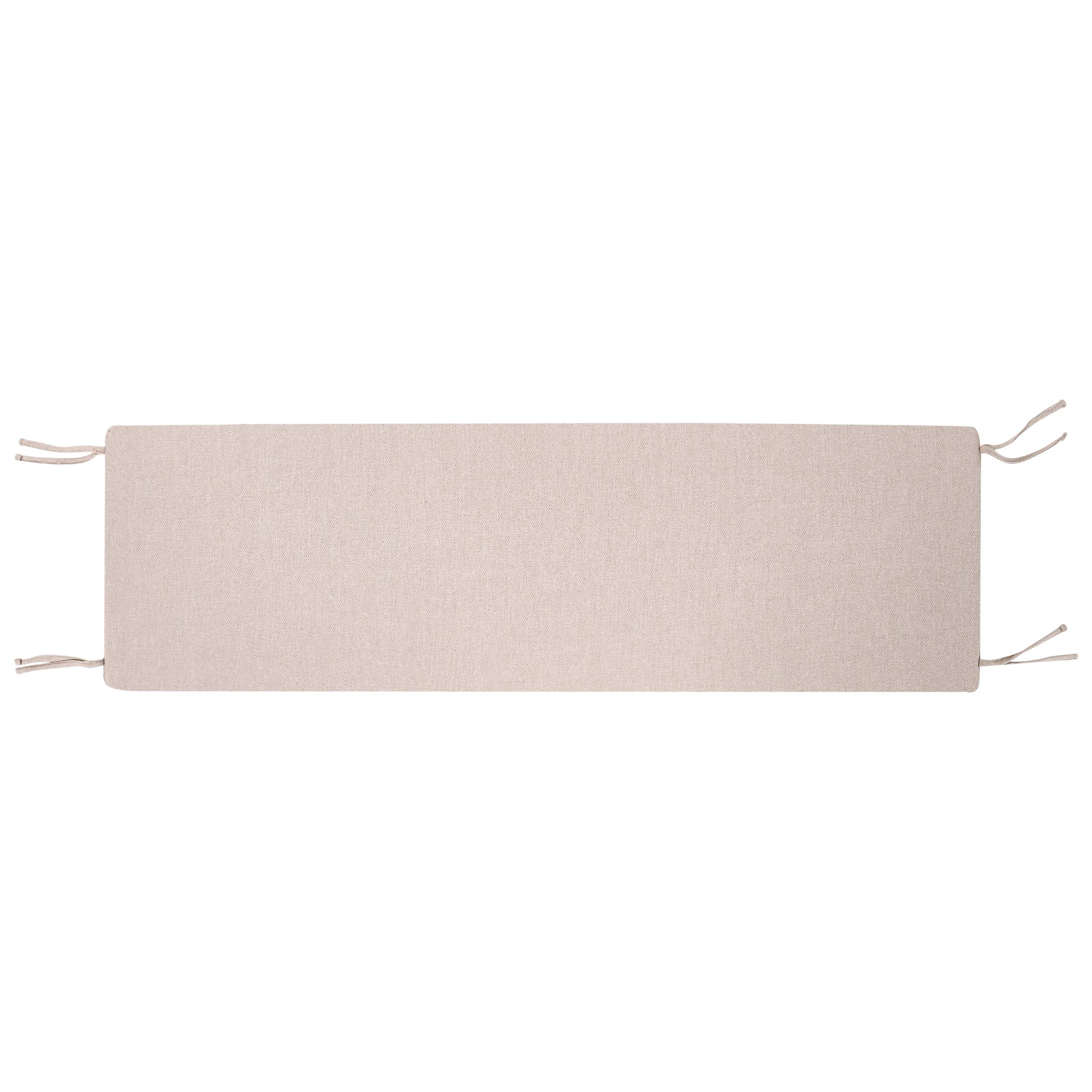 Beliani - Coussin d'assise d'extérieur Oléfine Beige MARLBORO - 151x46x5- Beliani - Image 5