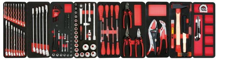 Servante d'atelier PROLINER noire 6 tiroirs – 126 pièces - MOB - Image 2