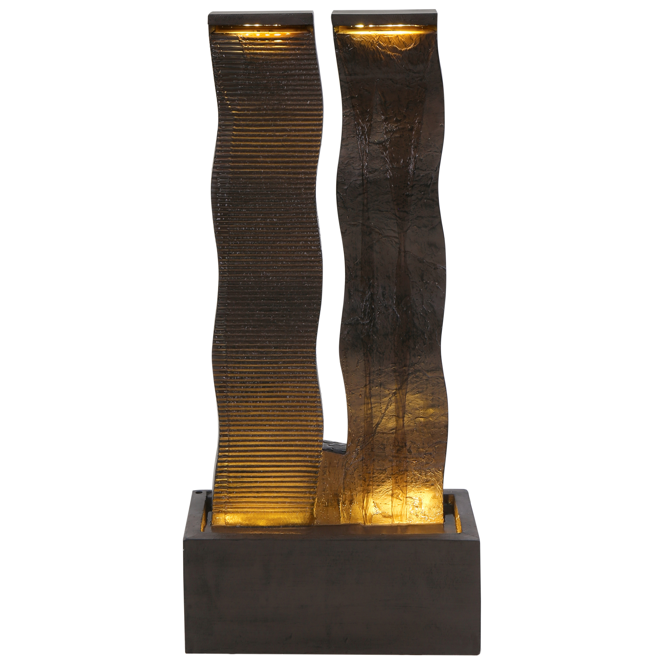 Fontaine décorative Résine Marron SUNLINE - Beliani - Image 1