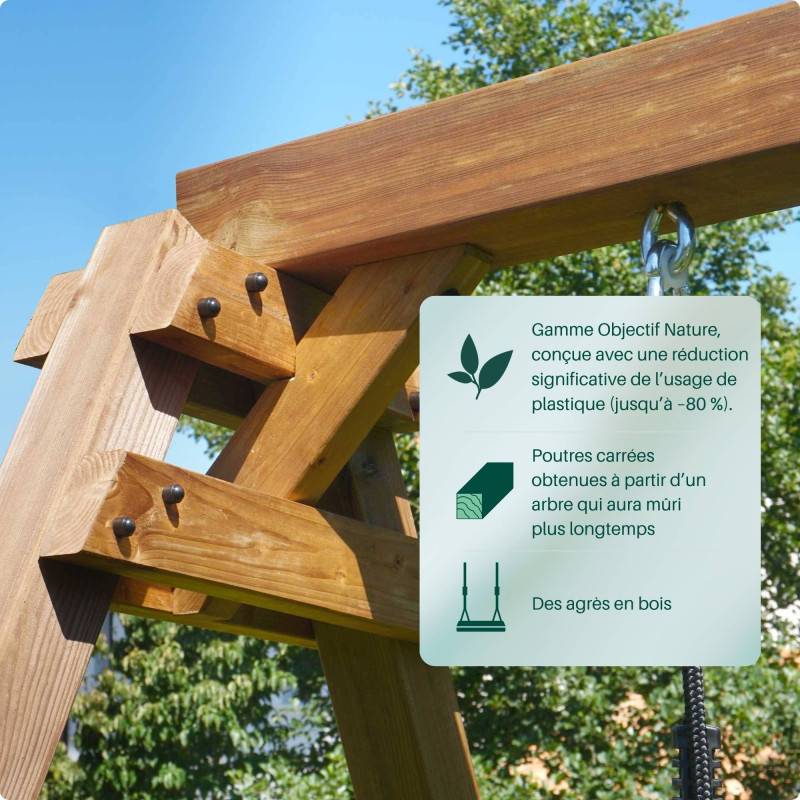 Soulet - Aire de jeux en bois pour enfants Tristan - Image 9