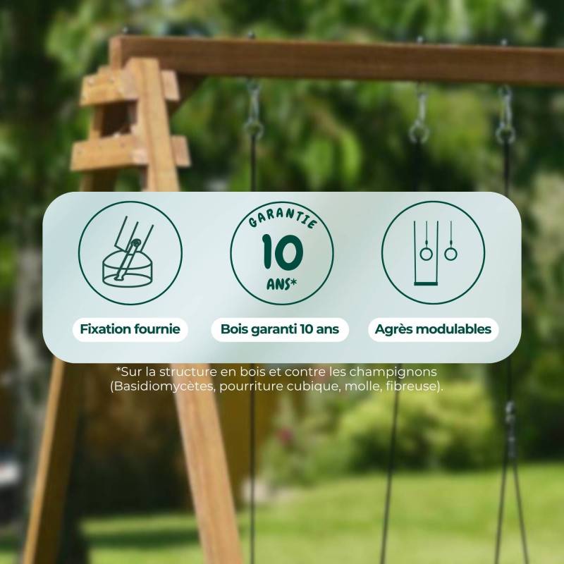 Soulet - Aire de jeux en bois pour enfants Tristan - Image 8