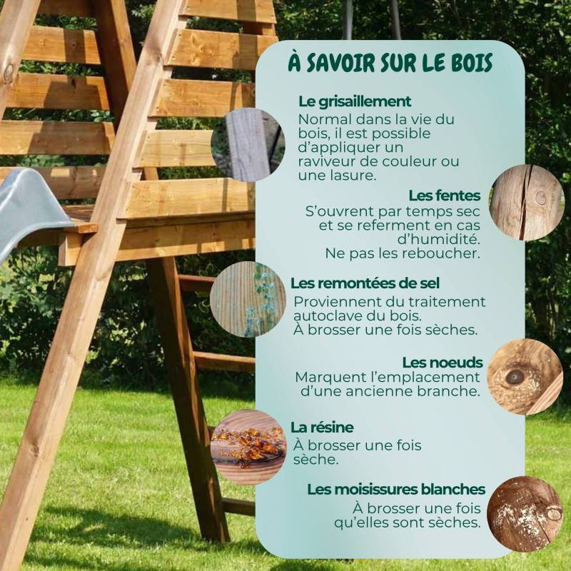 Soulet - Aire de jeux en bois pour enfants Tristan - Image 10