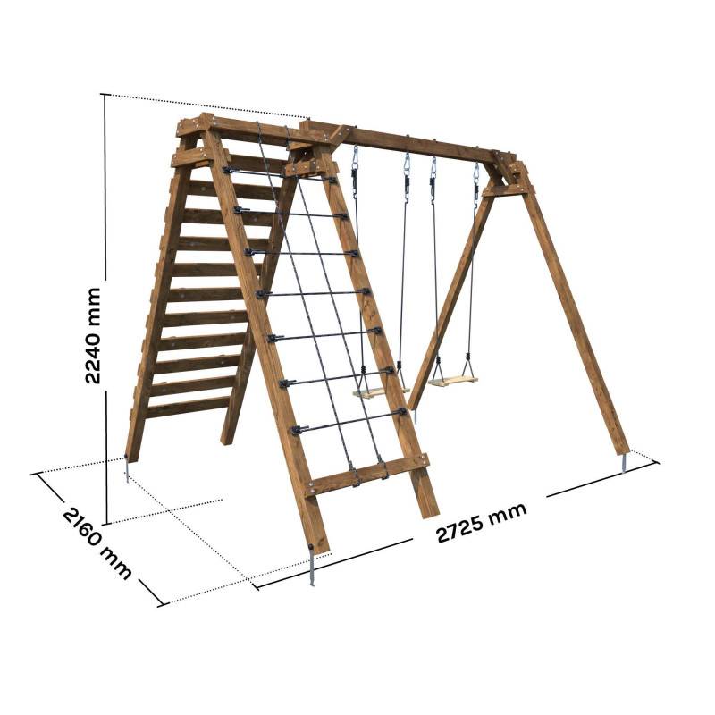 Soulet - Aire de jeux en bois pour enfants Tristan - Image 4