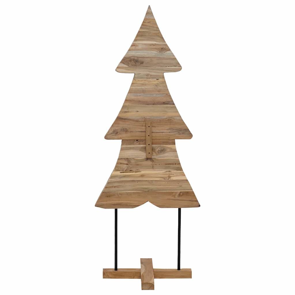 Maison Chic - Sapin de Noël | Arbre de Noël avec support Marron 150 cm Bois de teck solide Maison Chic - Image 6