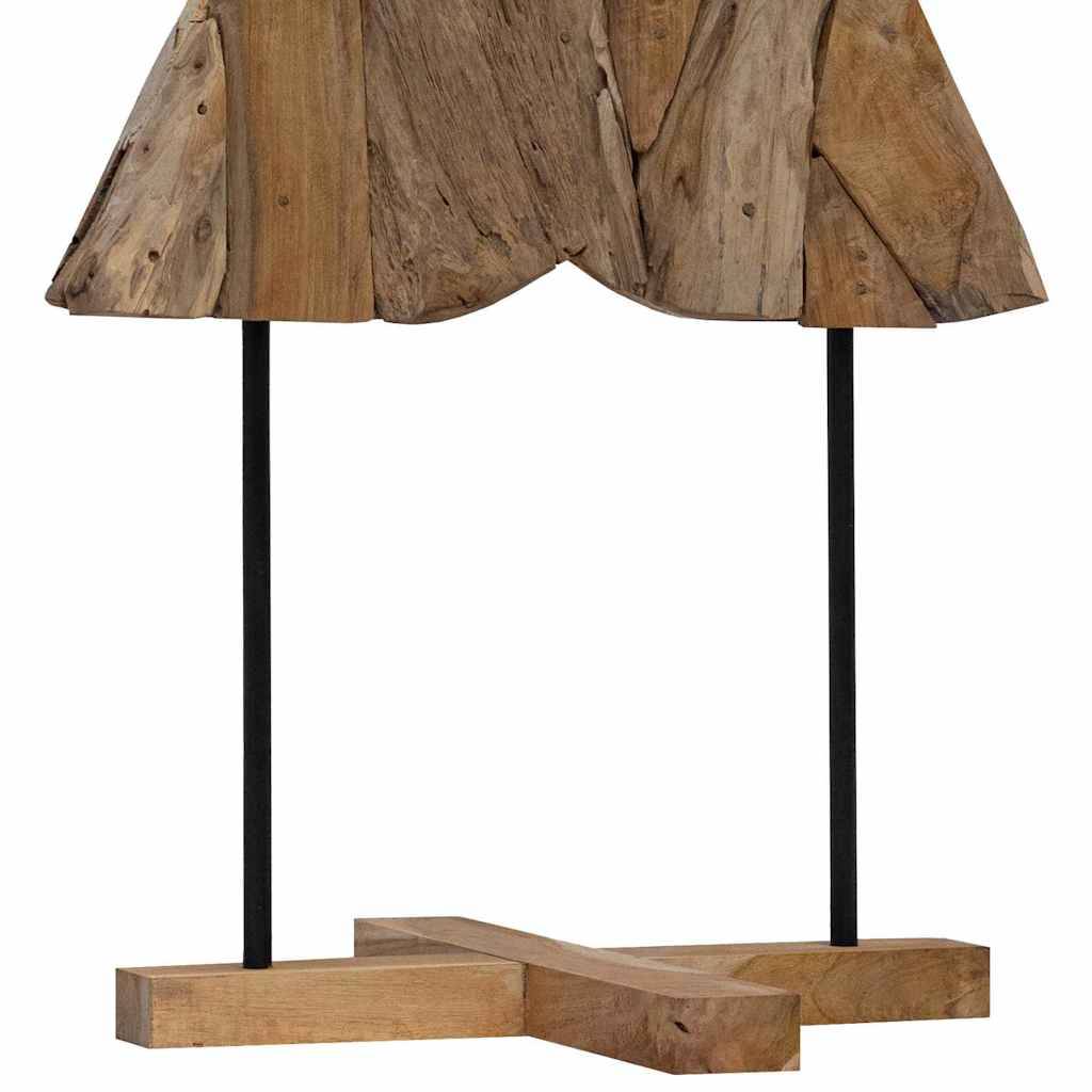 Maison Chic - Sapin de Noël | Arbre de Noël avec support Marron 150 cm Bois de teck solide Maison Chic - Image 9