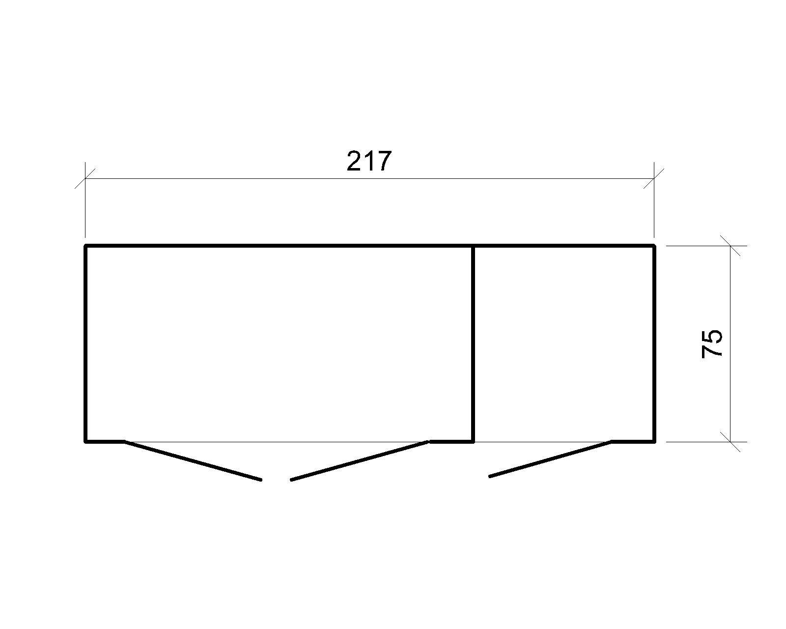 Timbela - Abri de jardin pour poubelles, Cache poubelle extérieur 1,62 m² / 2x240L - Timbela M981A-TUNDRA GREY - Image 5