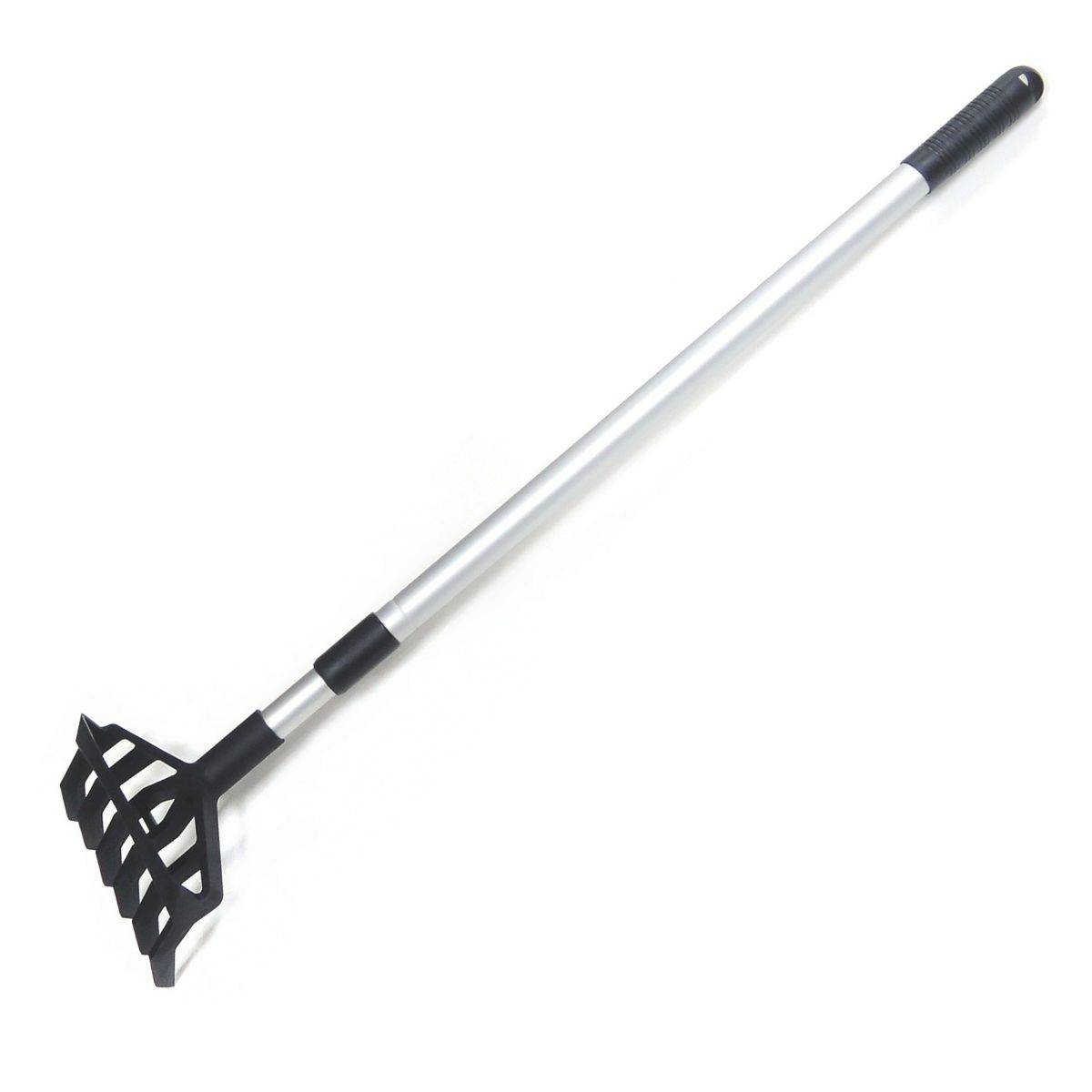 Desherbeur manuel à Mauvaises Herbes Manche téléscopique 91-146cm - Râteau de Désherbage jardin 6 dents Allées Potager KZ GARDEN - Image 1