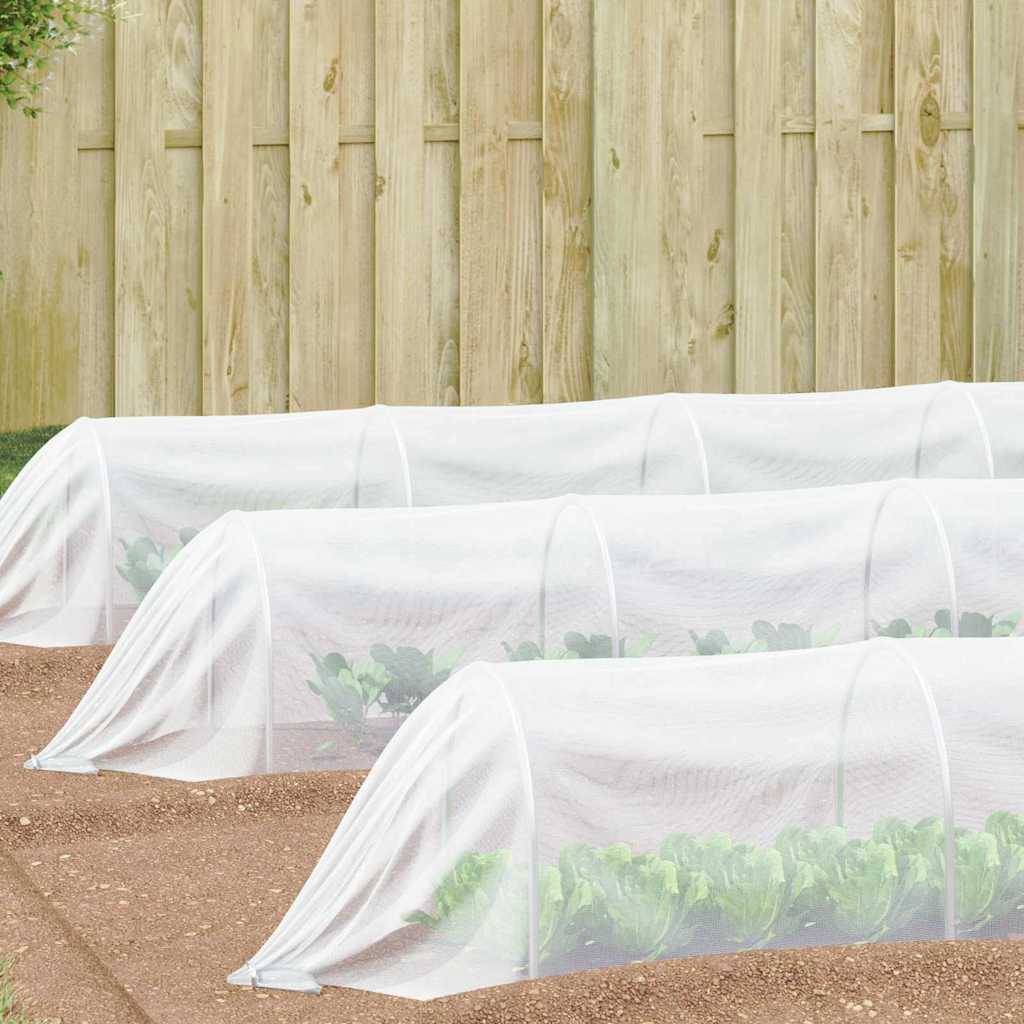 Filet Anti-insectes Polyéthylène pour Potager Protection Cultures Blanc 3 x 25 m - ComfortXL Outdoor Living - Image 1