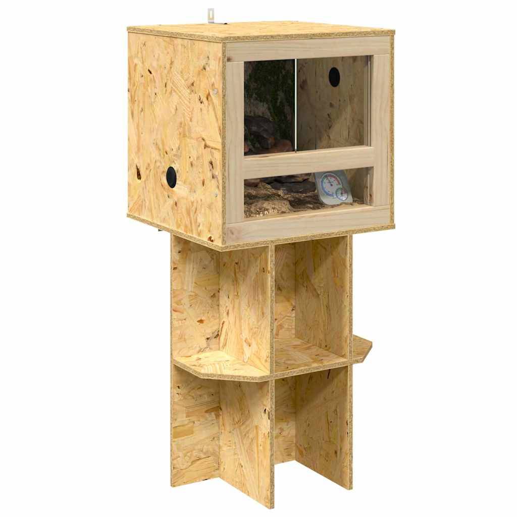 Vidaxl - Terrarium Marron 40 x 40 x 90 cm OSB vidaXL 3397892 - Image 4