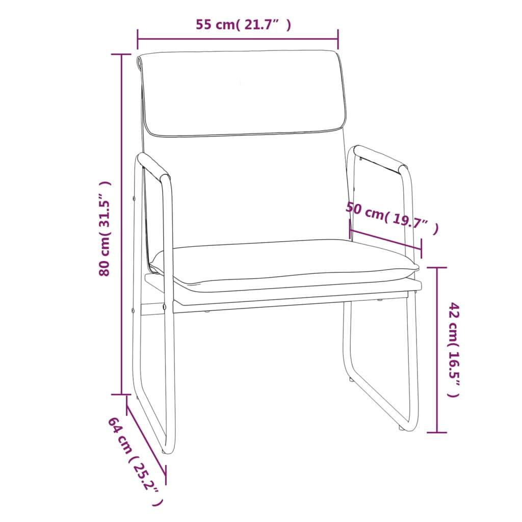 Maison Chic - Chaise longue | Transat | Bain de soleil Bleu 55x64x80 cm Tissu - Image 8