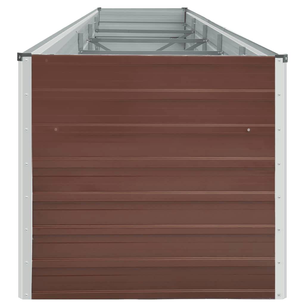 Prolenta Premium - Jardinière acier marron 400 x 80 x 77 cm - Prolenta premium p3102.6 - Image 4