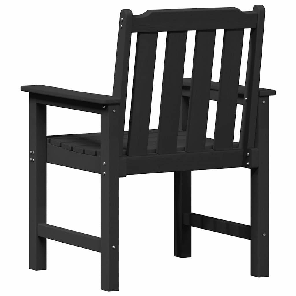 PANGIVO - Chaise de jardin HDPE Noir 65,5 x 59 x 88 cm (2 pcs) - PANGIVO - Image 7