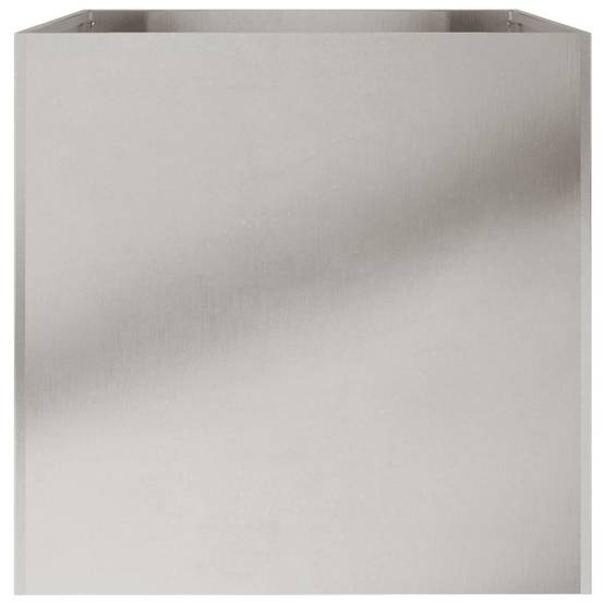 Jardinière acier inoxydable argenté 62 x 47 x 46 cm - PANGIVO - Image 6