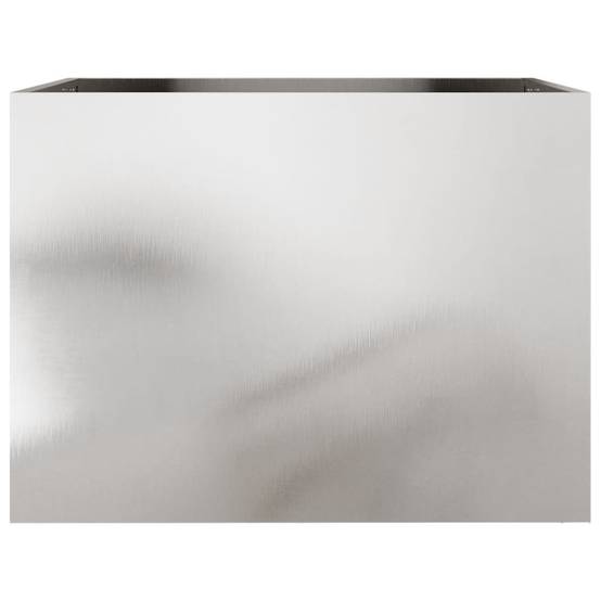 Jardinière acier inoxydable argenté 62 x 47 x 46 cm - PANGIVO - Image 5