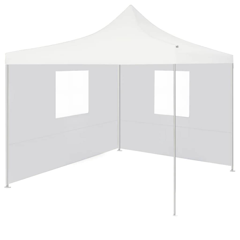 Tente de réception acier blanc 291 x 291 x 315 cm - PANGIVO