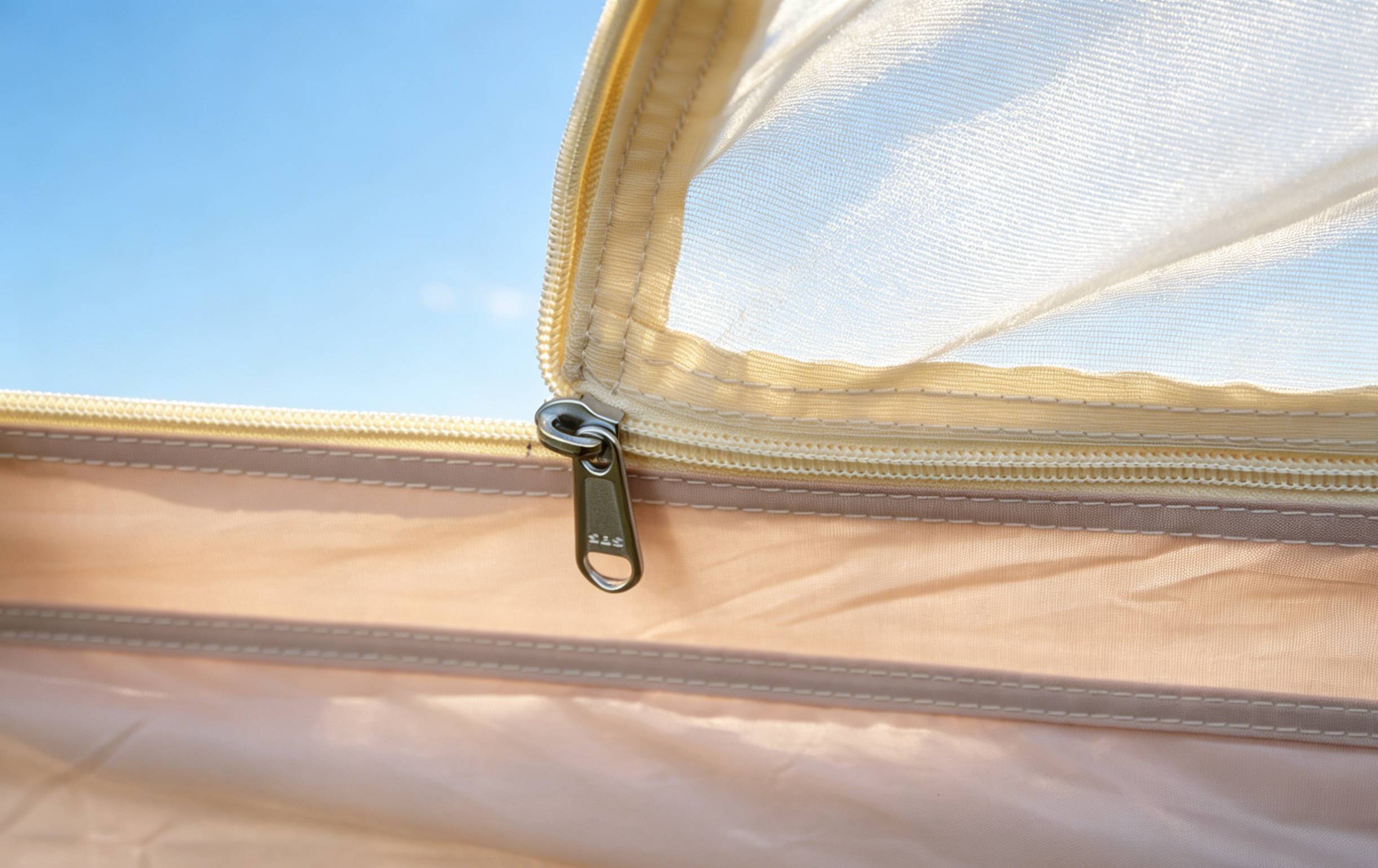 ComfortXL - Tente cloche Oxford polyester camping 4 à 8 personnes poêle 4 saisons 400 x 250 cm beige - ComfortXL Outdoor Living - Image 4
