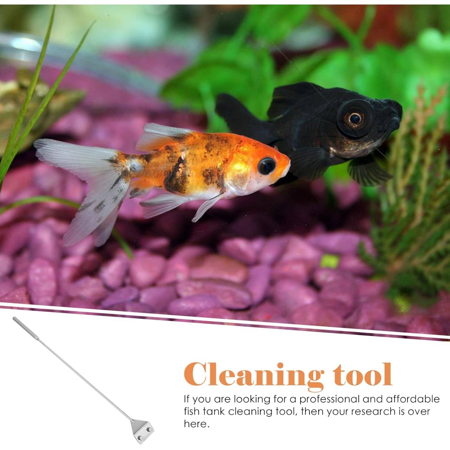 DtopbuyAge - Grattoir à Algues pour Aquarium - Long Manche Antidérapant DtopbuyAge - Image 2
