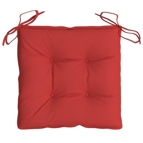 Coussins de chaise tissu oxford rouge 40 x 40 x 7 cm - PANGIVO - Image 6