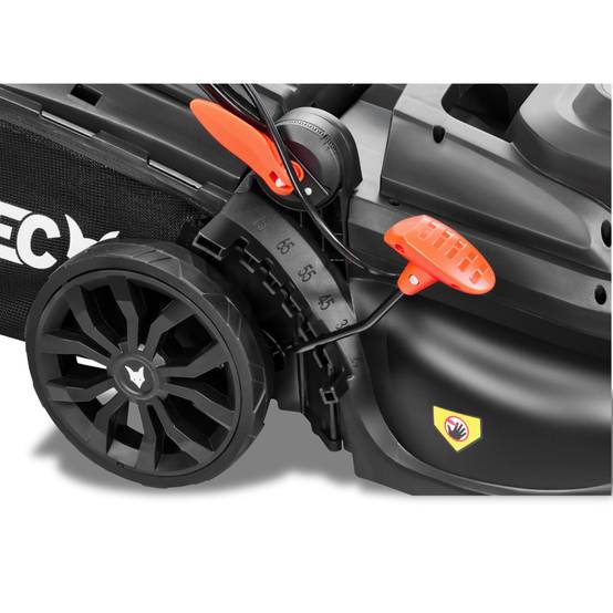 Tondeuse à gazon électrique 43 cm FUXTEC FX-RME43 – 45L – 1200W – Hauteur 25-75 mm – Poussée – 220V - Image 8