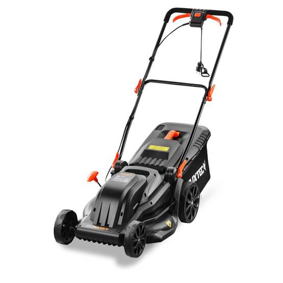 Tondeuse à gazon électrique 43 cm FUXTEC FX-RME43 – 45L – 1200W – Hauteur 25-75 mm – Poussée – 220V - Image 1