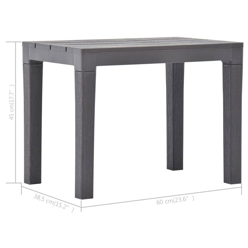 ComfortXL - Duo Bancs de Jardin Résine Plastique Finition Bois Durable Moka 60 cm – ComfortXL Outdoor Living - Image 6