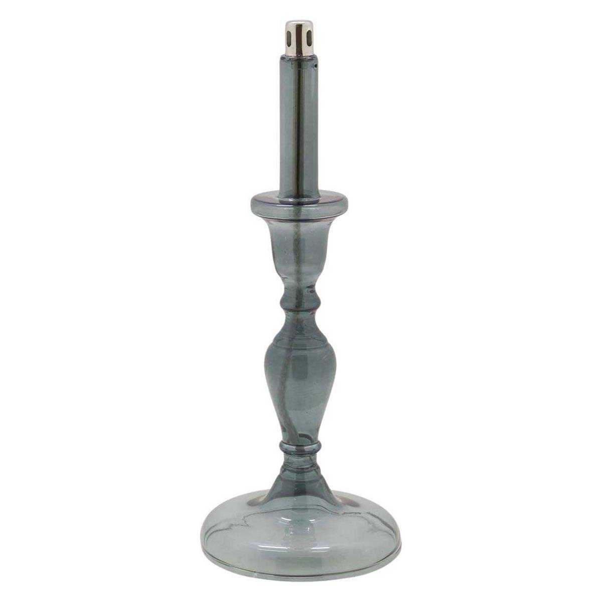Bazardeluxe - Lampe à huile en verre  smoké Candle 12 x 31.5 cm - Image 1