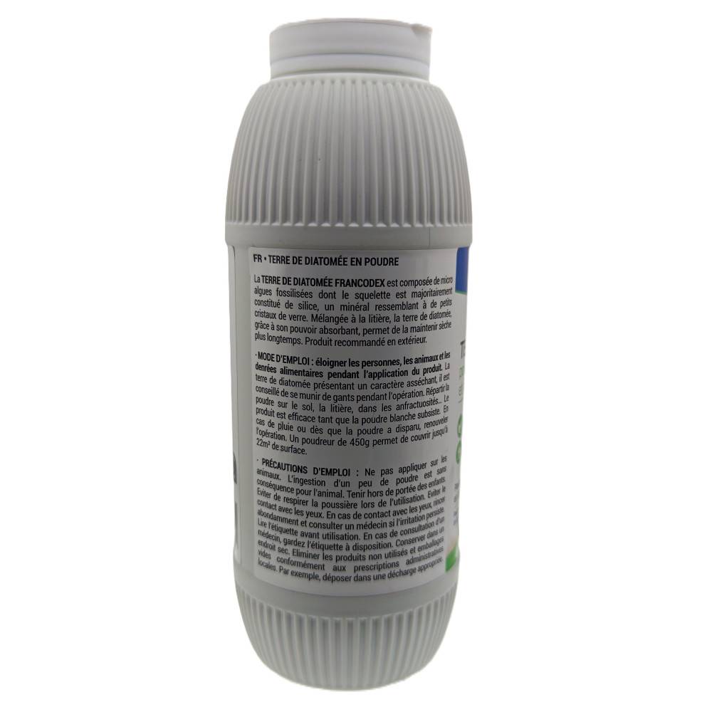 Francodex - Terre de Diatomée 450 g  Poudre Asséchante et Absorbante pour POULE et RONGEUR basse cours - Image 8