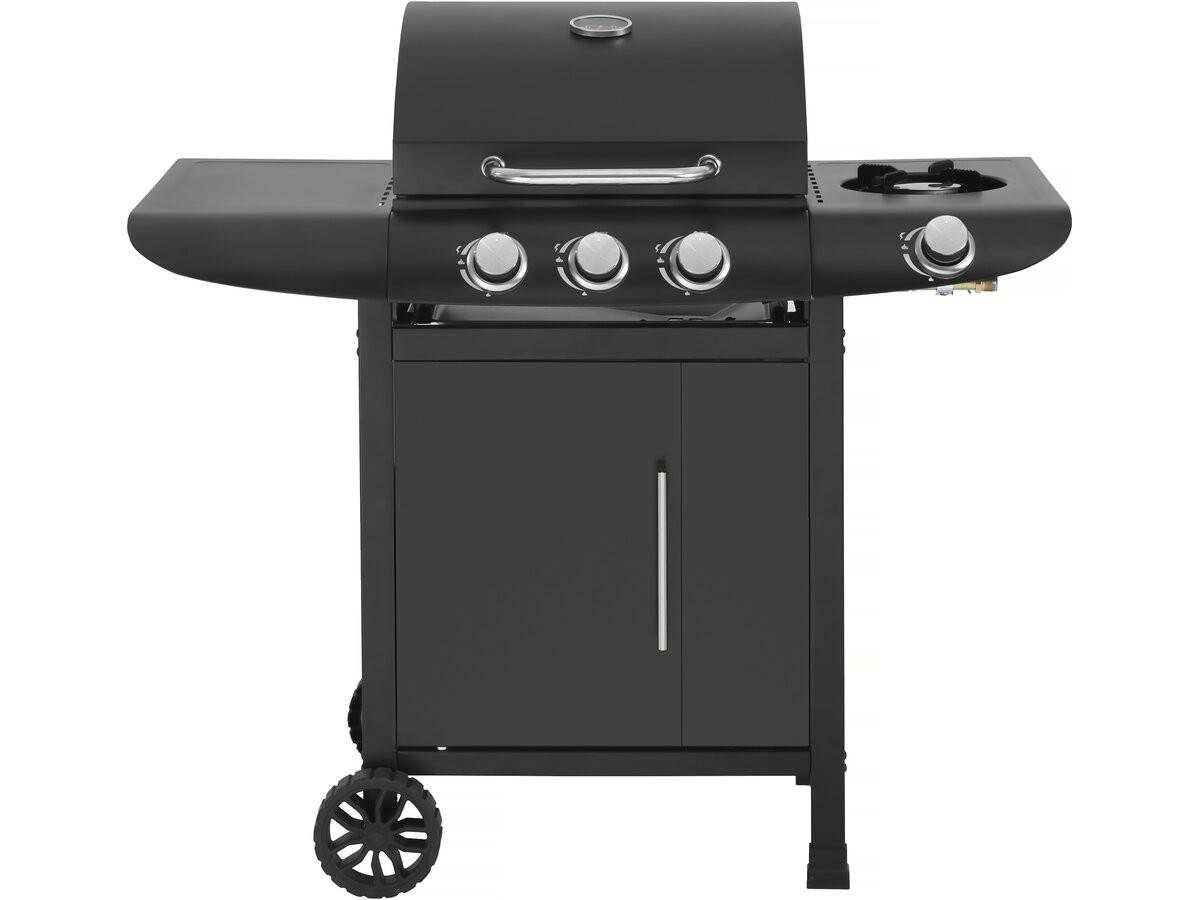 Habitat Et Jardin - Barbecue Gaz "feria 4" - 4 Brûleurs Dont 1 Latéral - 11.5 Kw - Noir -habitat Et Jardin - Image 1