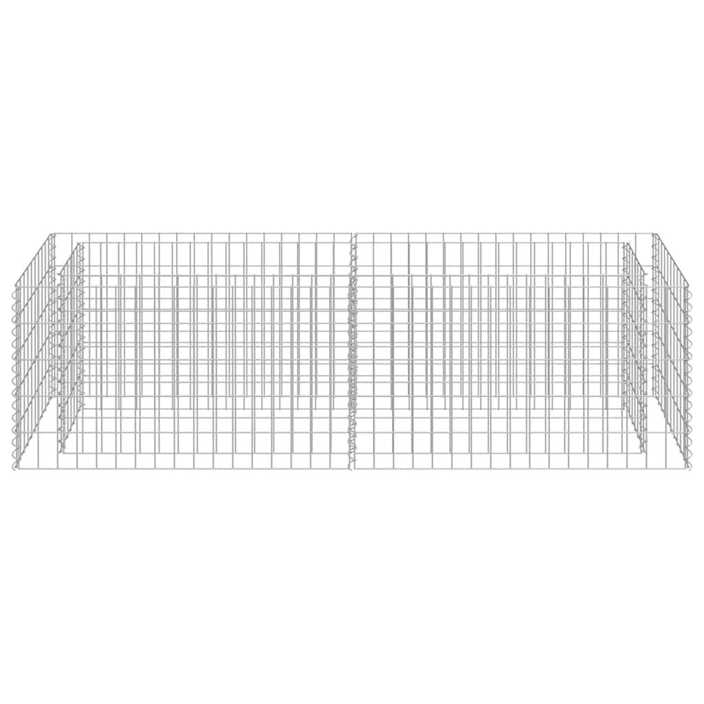 Vidaxl - Lit surélevé à gabion Acier galvanisé 180x50x50 cm vidaXL 143559 - Image 5