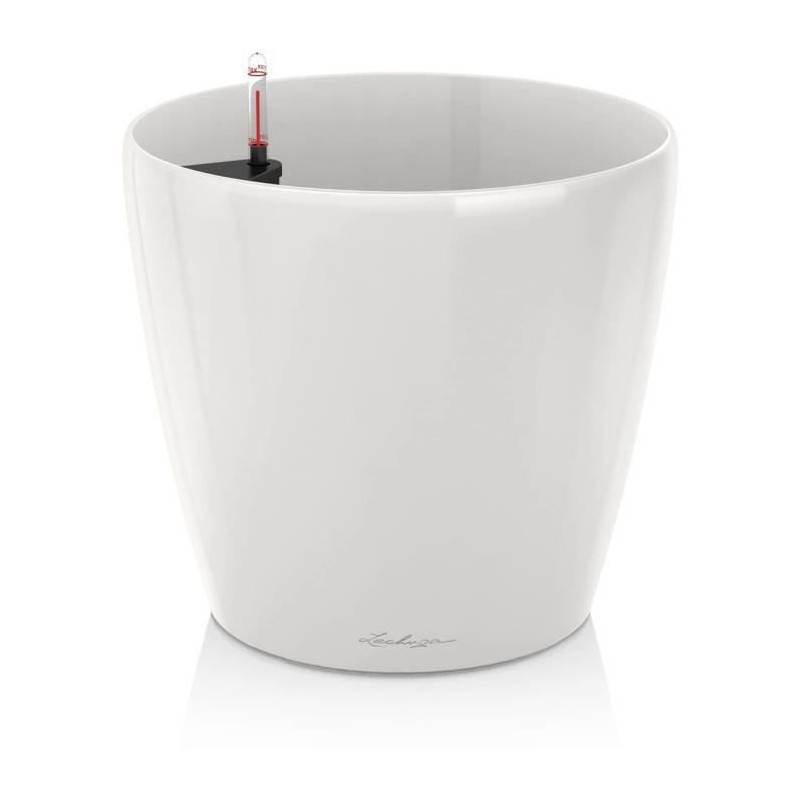 Lechuza - Pot De Fleur Lechuza Classico Premium 70 - Kit Complet, Blanc Brillant - Image 1