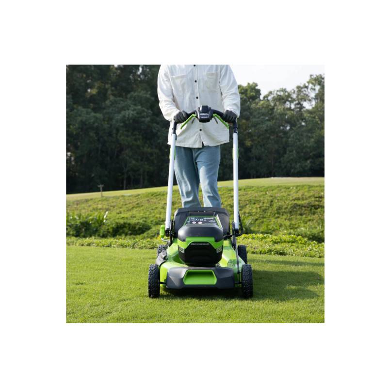 Greenworks - Tondeuse autotractée Brushless GREENWORKS 60V - Coupe de 51cm - 1 batterie 4.0 Ah - 1 Chargeur - GD60LM51SPK4 - Image 5