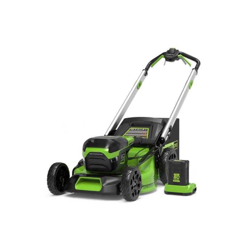 Greenworks - Tondeuse autotractée Brushless GREENWORKS 60V - Coupe de 51cm - 1 batterie 4.0 Ah - 1 Chargeur - GD60LM51SPK4