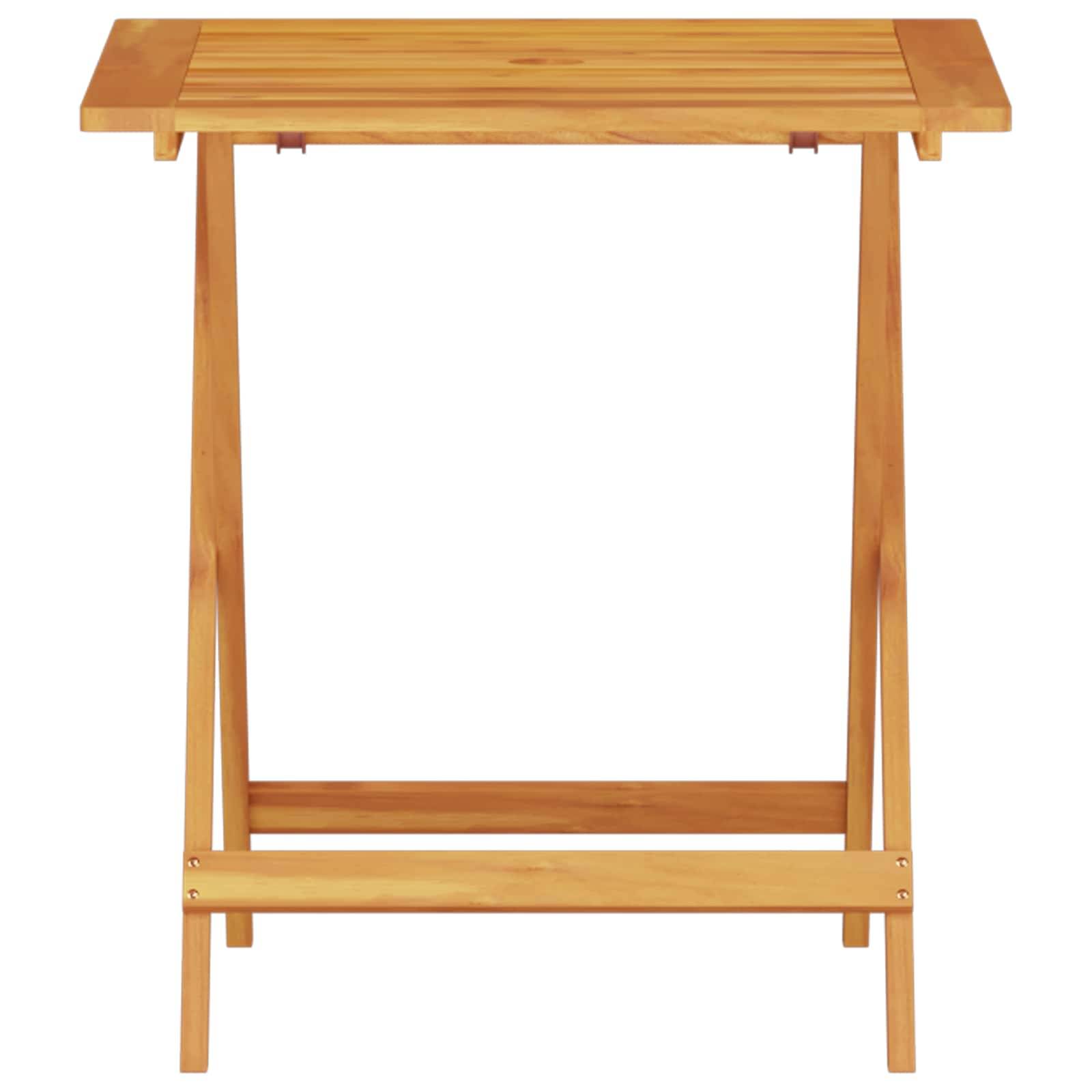 Vidaxl - Ensemble bistro pliant 3 pcs-Salons de jardin Marron Bois d'Acacia Massif 883296 - Image 6