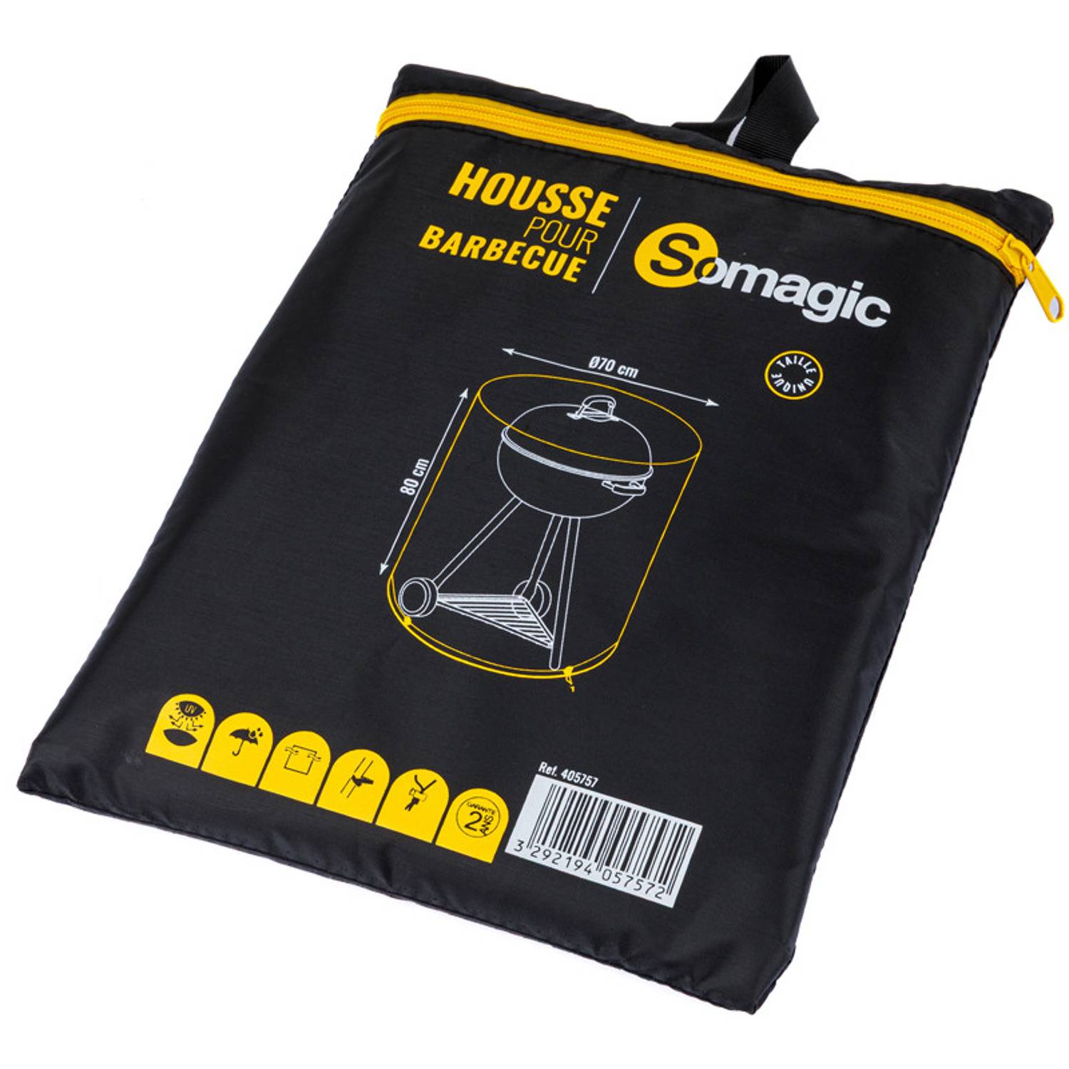 Somagic - Housse Ø 70 x H 80 cm pour barbecue rond - SOMAGIC - Image 4