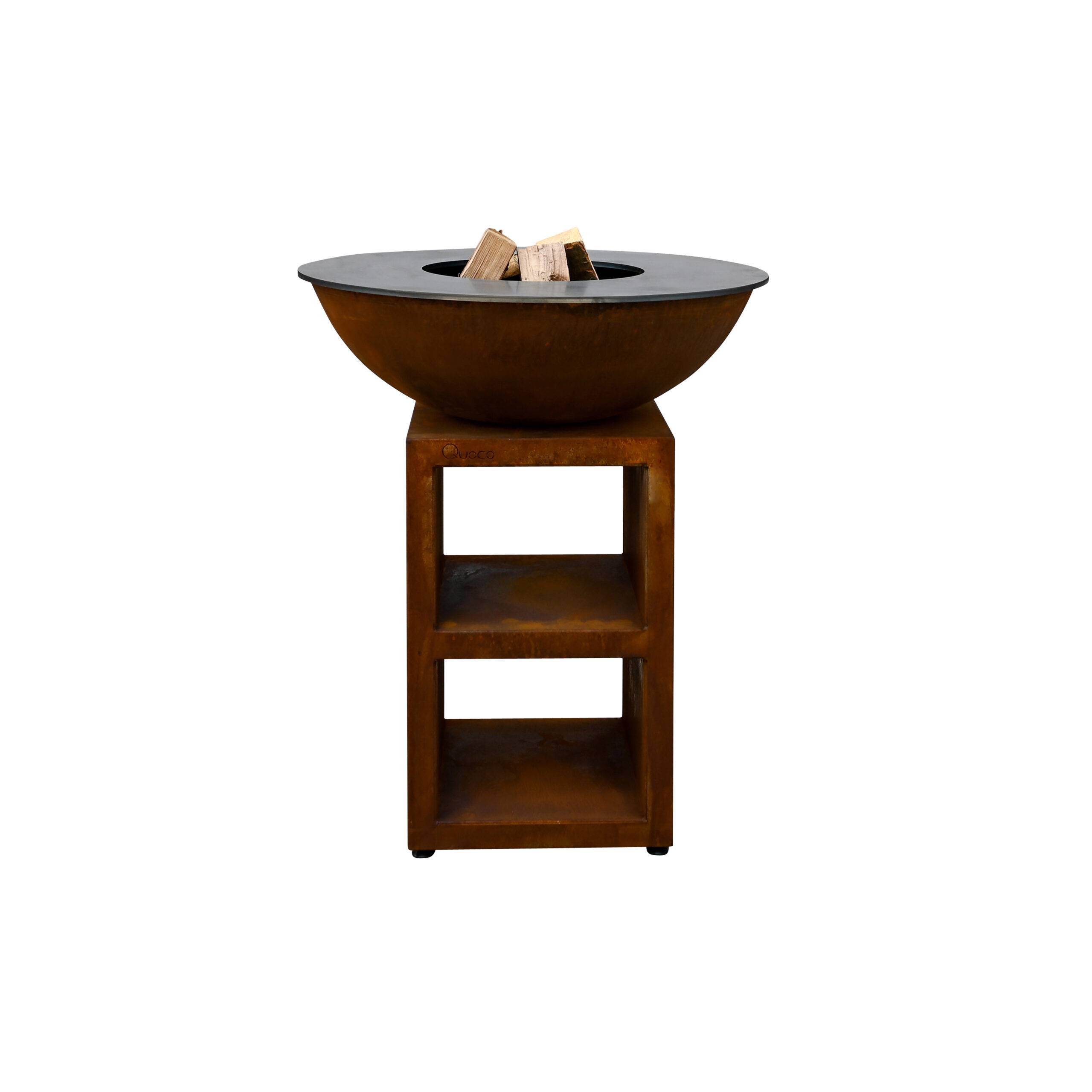 Brasero Piatto Medium Corten diam84- Quoco - Image 1