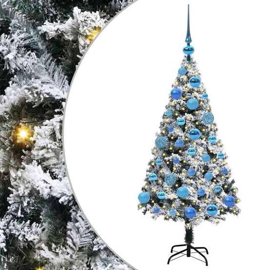 ComfortXL - Sapin de Noël Artificiel Vert 120 cm, Lumineux avec Alimentation USB, 362 Branches Réalistes – ComfortXL Outdoor Living - Image 2