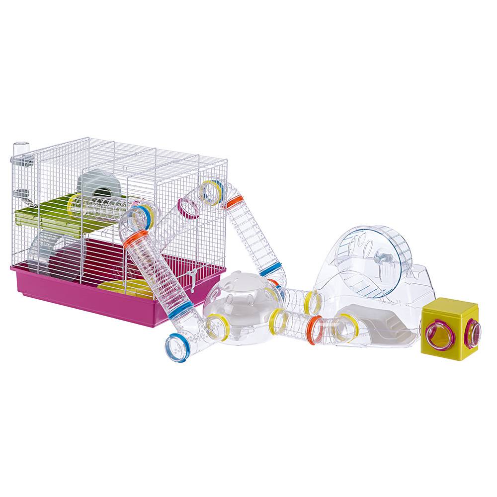 Ferplast - Accessoires rongeurs Ferplast GYM hamsters roue sport module d’habitation - Image 8
