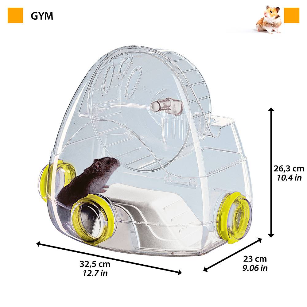 Ferplast - Accessoires rongeurs Ferplast GYM hamsters roue sport module d’habitation - Image 2