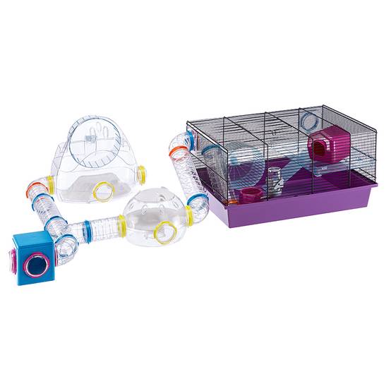 Ferplast - Accessoires rongeurs Ferplast GYM hamsters roue sport module d’habitation - Image 3