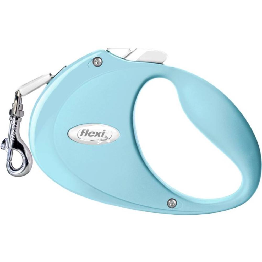 Flexi - Laisse Flexi 2 m PUPPY XS  bleu sangle pour chien max 12 kg - Image 4