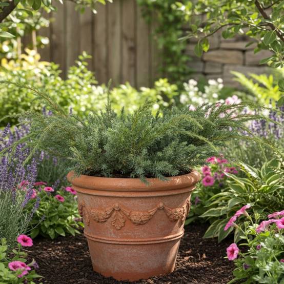Genévrier écailleux Blue Star, Juniperus - Pot de 5L - 40/60 cm - Image 4