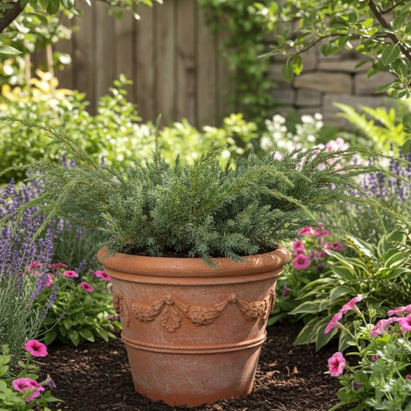 Genévrier écailleux Blue Star, Juniperus - Pot de 5L - 40/60 cm - Image 4