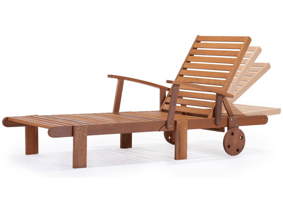 Habitat Et Jardin - Bain De Soleil Pliant En Bois Exotique "tokyo" - Maple - Marron Clair - Lot De 2 -habitat Et Jardin - Image 2