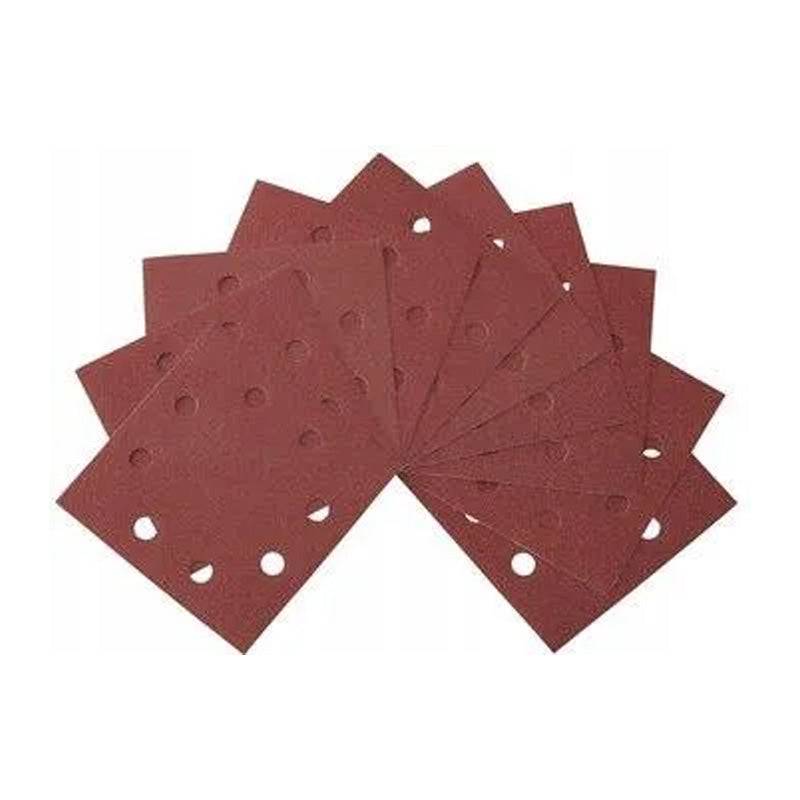 10 feuilles abrasives pour ponceuses vibrantes DEWALT DT3023-QZ - 8 perforations - 115x115mm - taille Grain 180 - DEWALT ACCESSOIRES