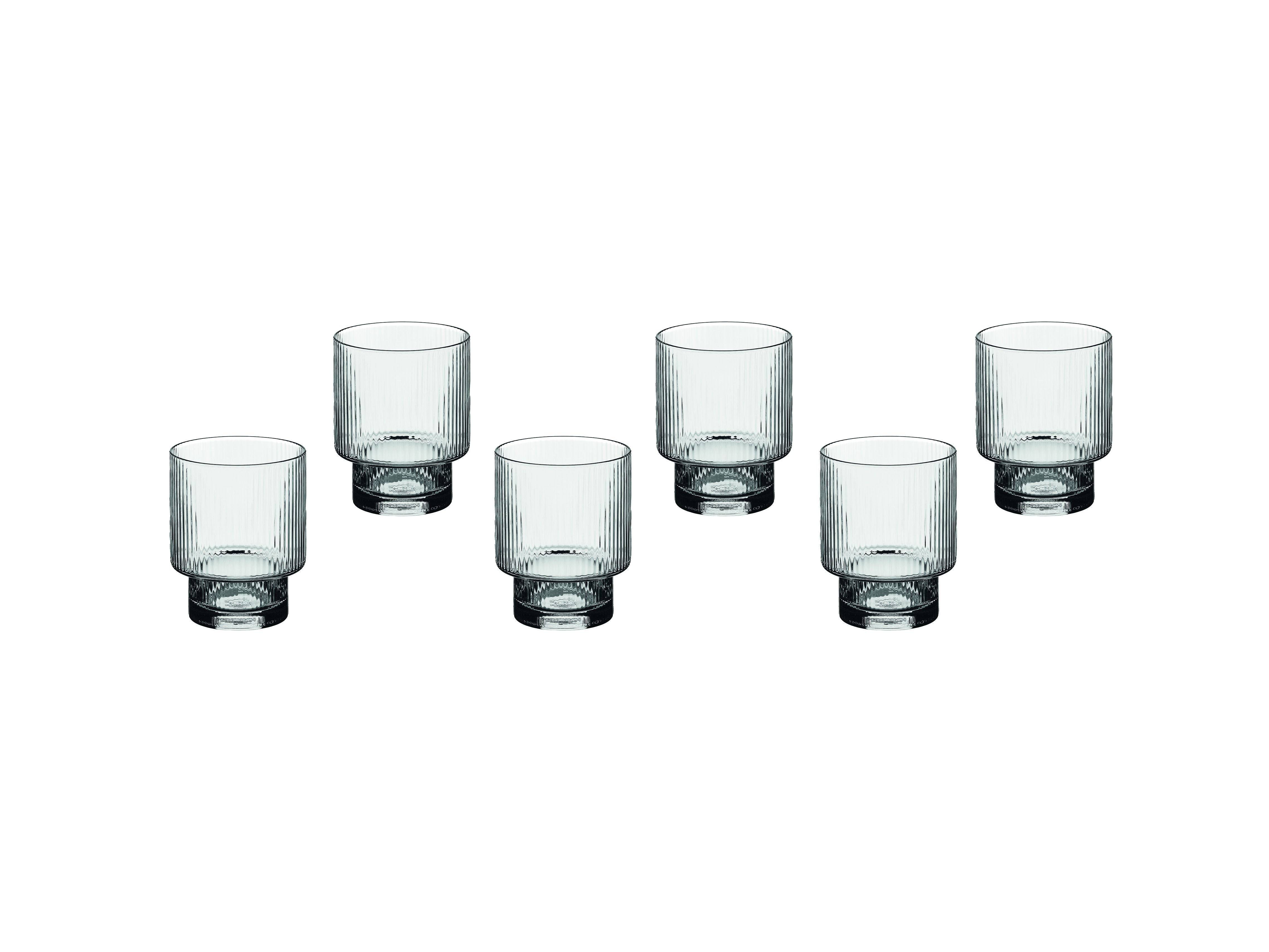 Lot de 6 Gobelets en Cristallin (cristal sans plomb) "LINJE", Bjorn - Image 1