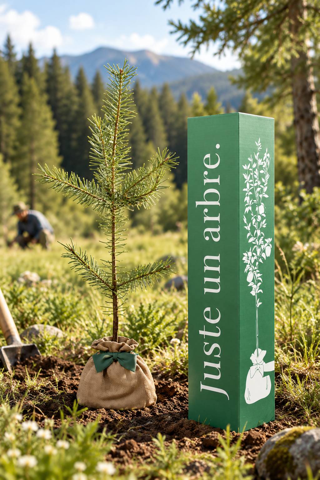 Juste Un Arbre - JUSTE UN ARBRE. – Pin sylvestre | Idée cadeau durable pour naissance, mariage, anniversaire – Conifère robuste pour grands jardins. - Image 2