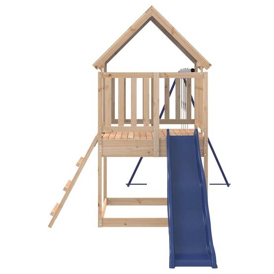 Aire de jeux d'extérieur - Jeu Plein air enfant bois de pin massif rj35 - Image 6